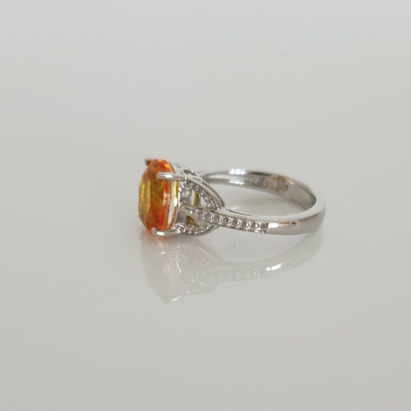 Sphalerite Quartz Ring Size 5 - Picture 6 of 9